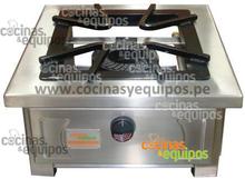 COCINA INDUSTRIAL DE 01 QUEMADOR EN ACERO INOXIDABLE